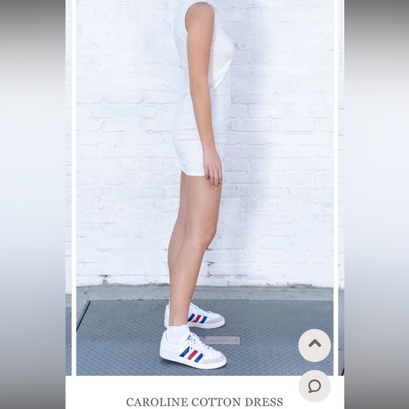 White Brandy Melville Caroline Polo Dress - Picture 7 of 9